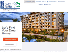 Tablet Screenshot of dmci-homes.net